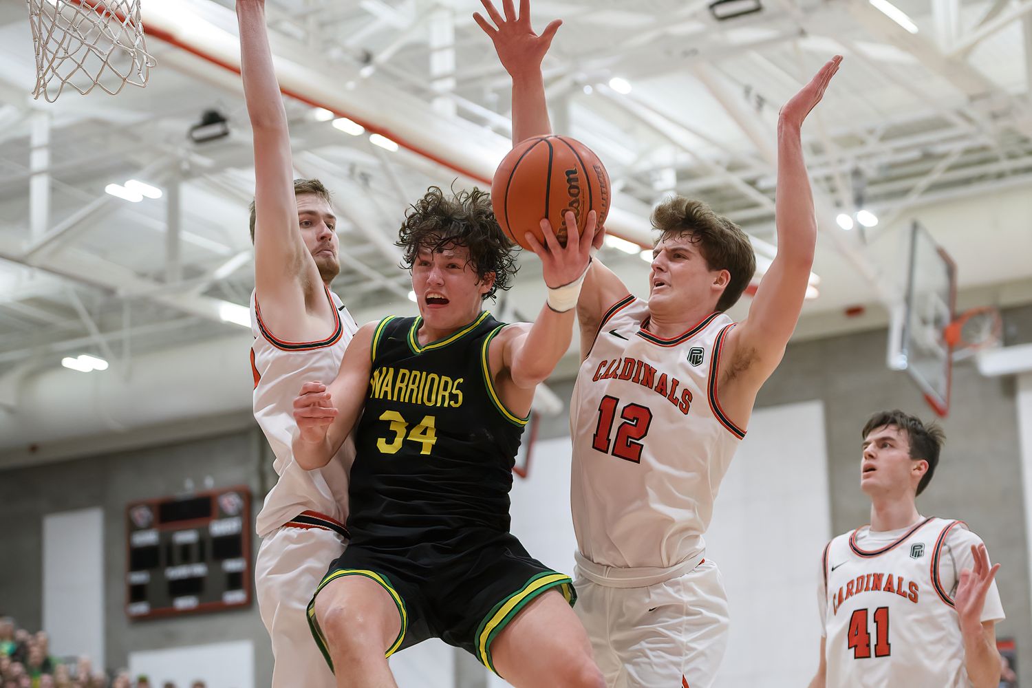 1 Lincoln vs Cleveland boys basketball 6A Oregon second round March 4 2023 Ken Waz 21